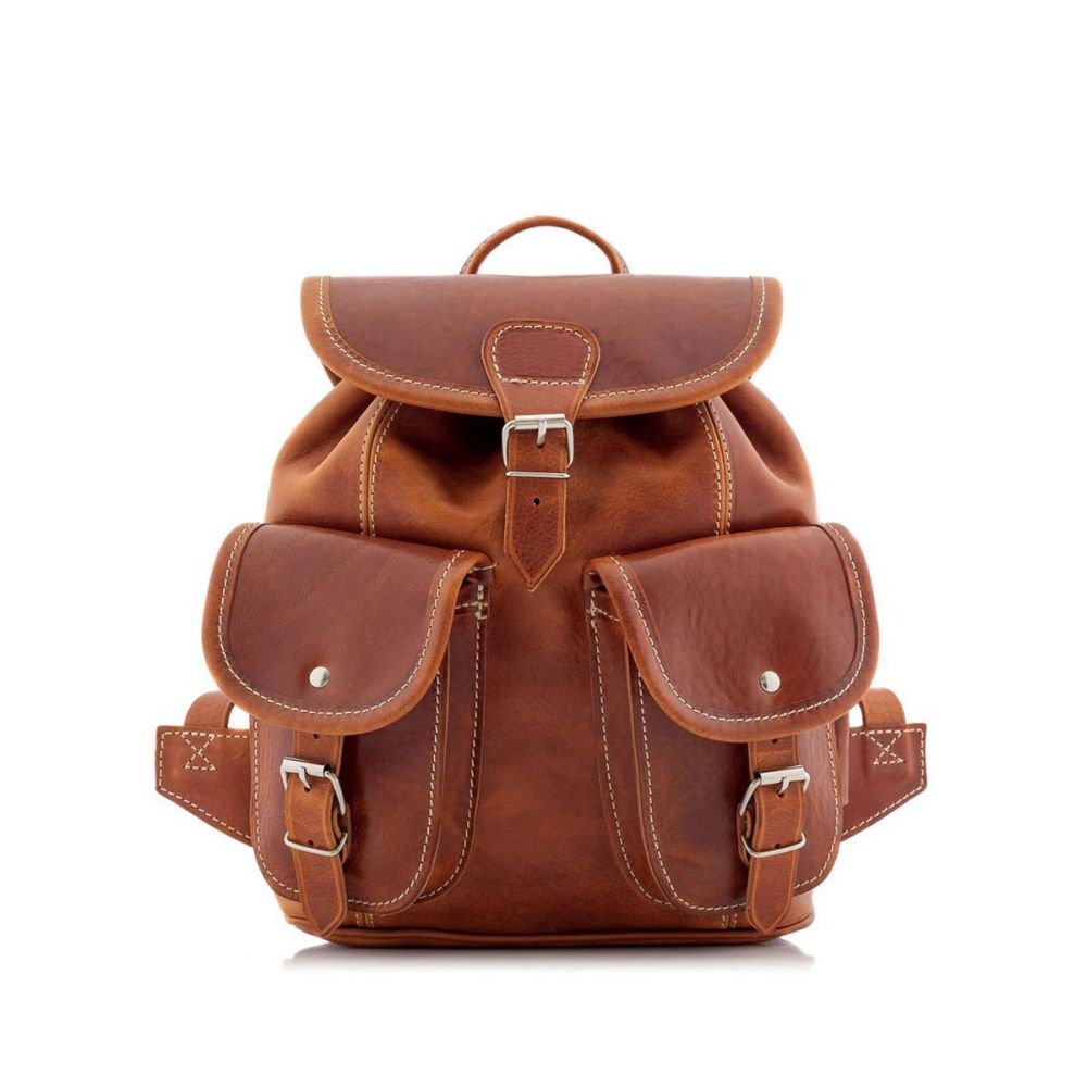 koniakowy plecak damski skora jucht vintage maly belveder br21